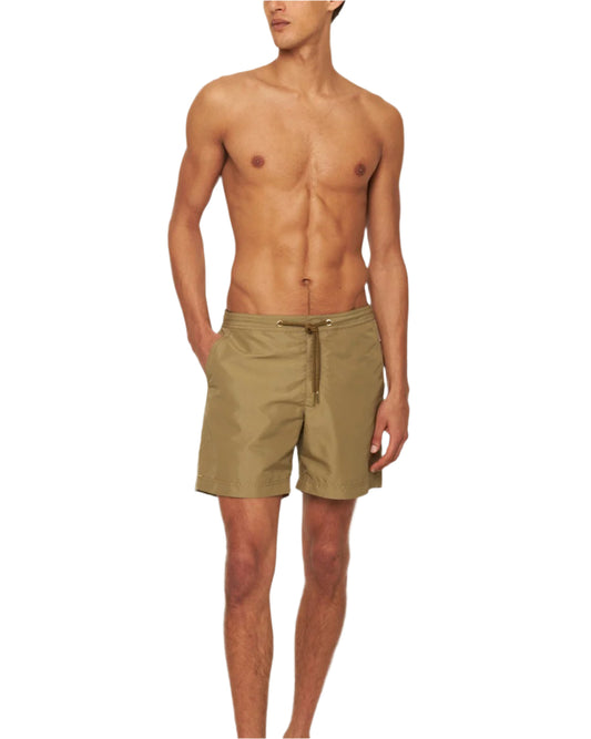 BULLDOG DRAWCORD SWIM SHORT - AGAVE GREEN