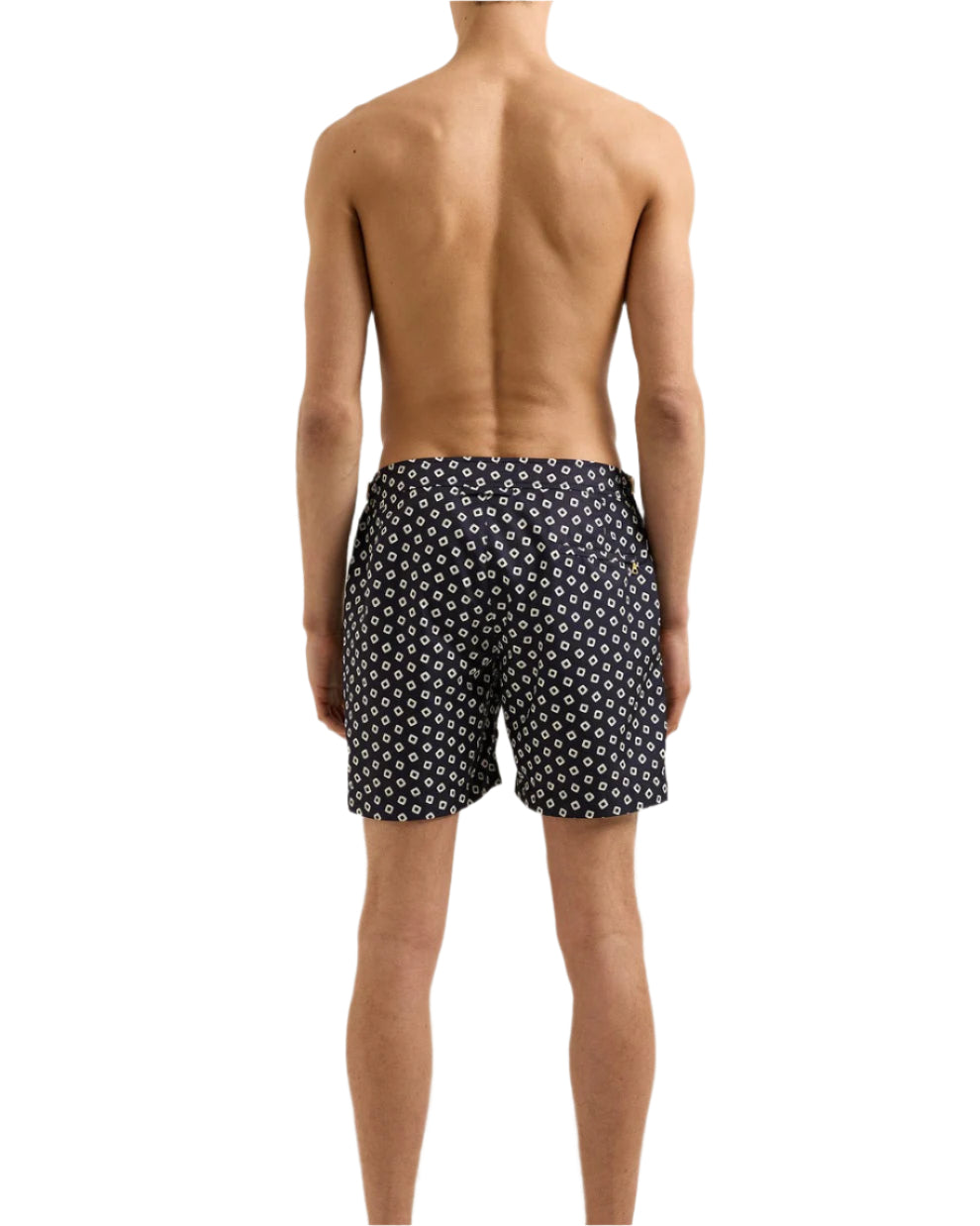 BULLDOG LUMINA SWIM SHORT - NIGHT IRIS/LATTE