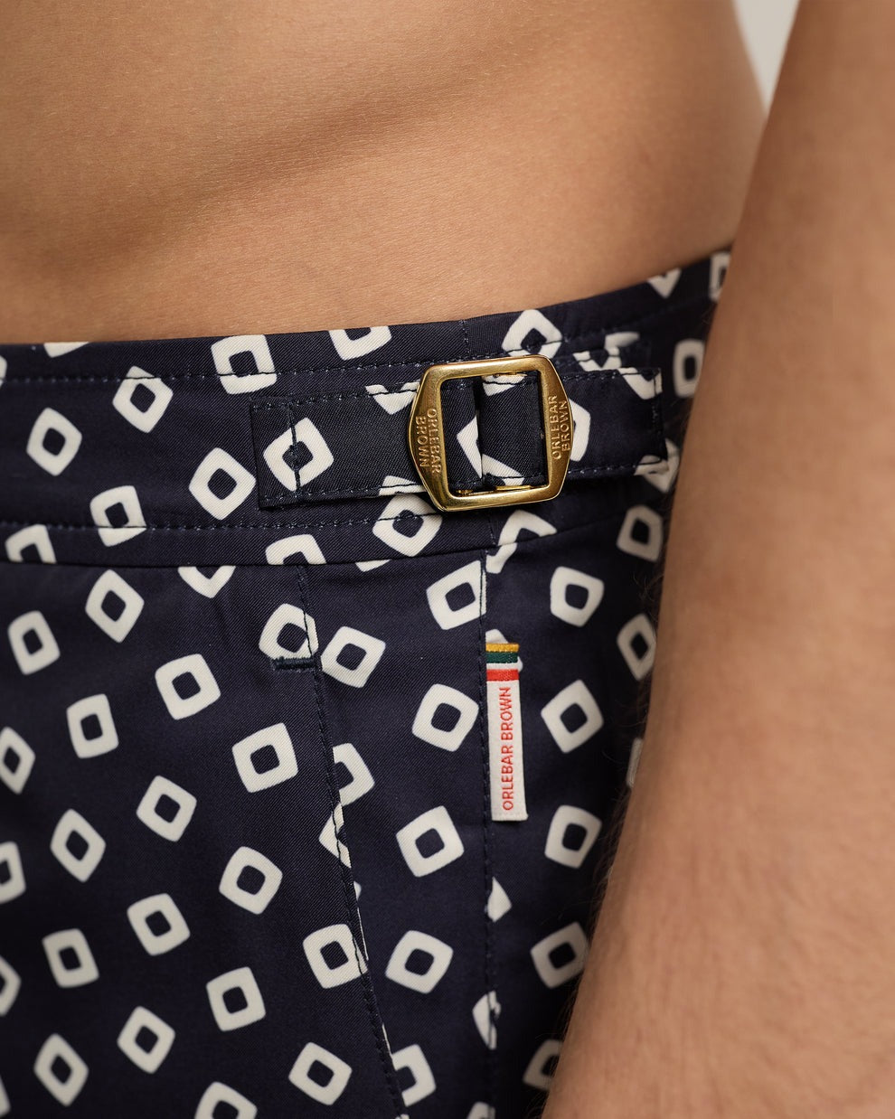 BULLDOG LUMINA SWIM SHORT - NIGHT IRIS/LATTE