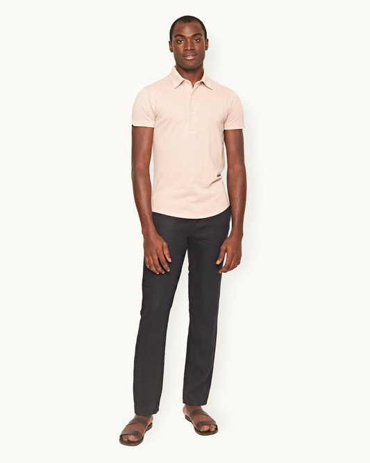 CORNELL LINEN TROUSER - NIGHT IRIS II
