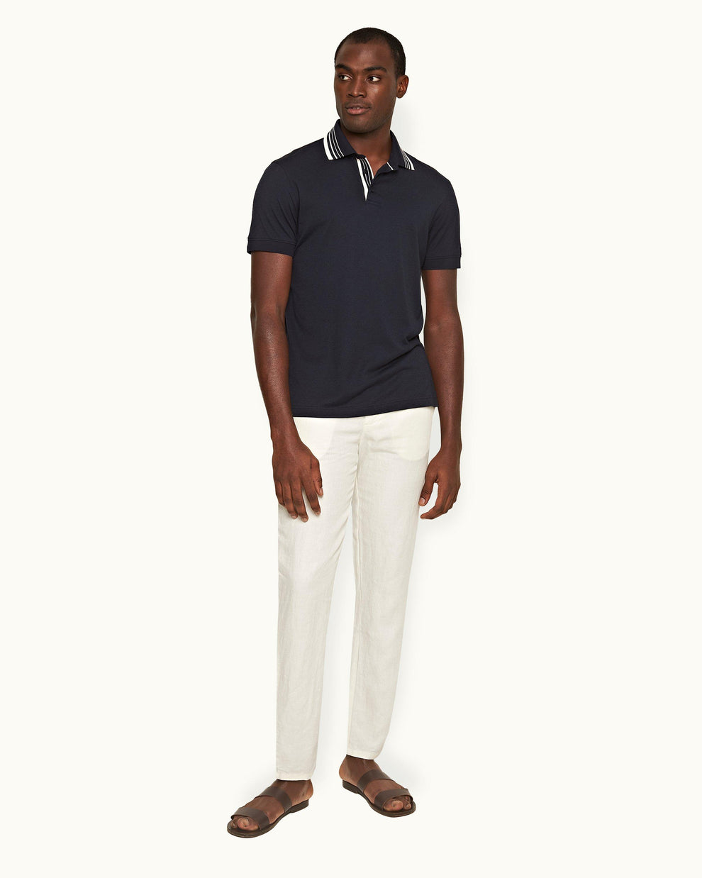 CORNELL LINEN TROUSER - SANDBAR