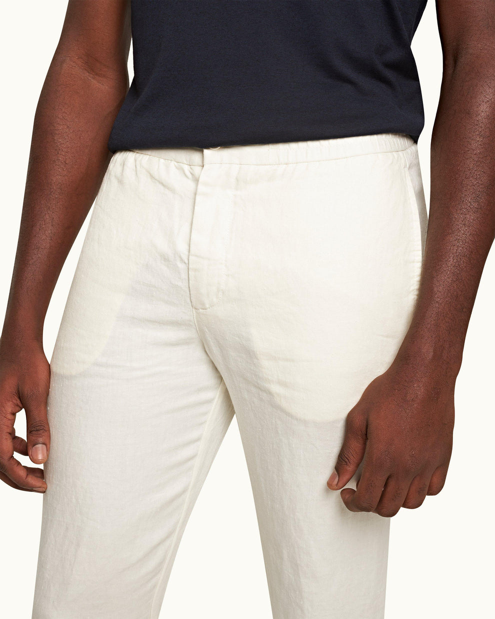 CORNELL LINEN TROUSER - SANDBAR