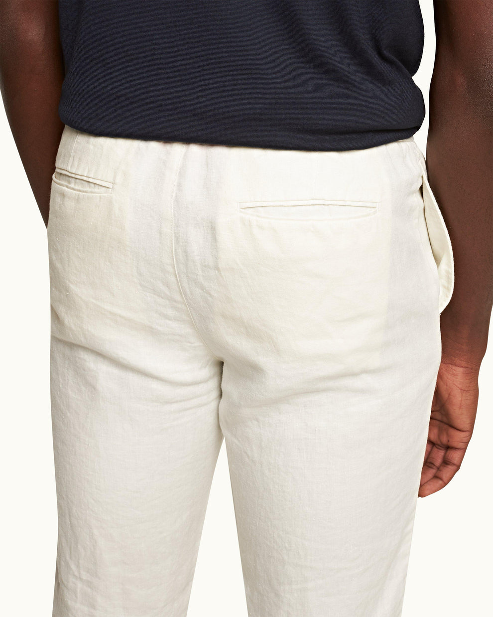 CORNELL LINEN TROUSER - SANDBAR