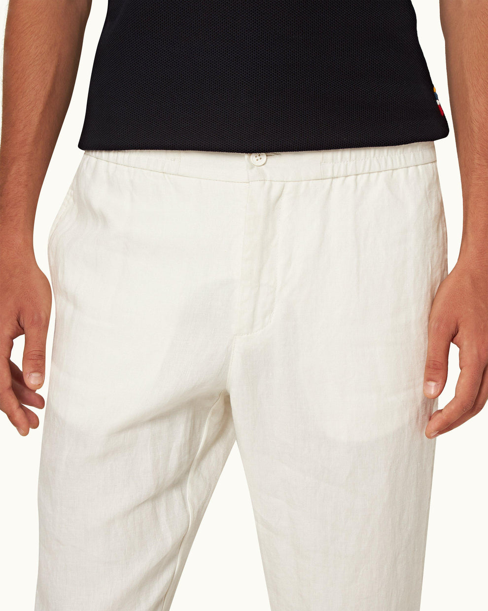 CORNELL LINEN TROUSER - SANDBAR