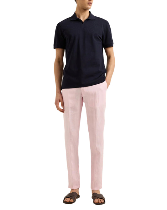 GRIFFON ITALIAN LINEN TROUSER - RODEO PINK