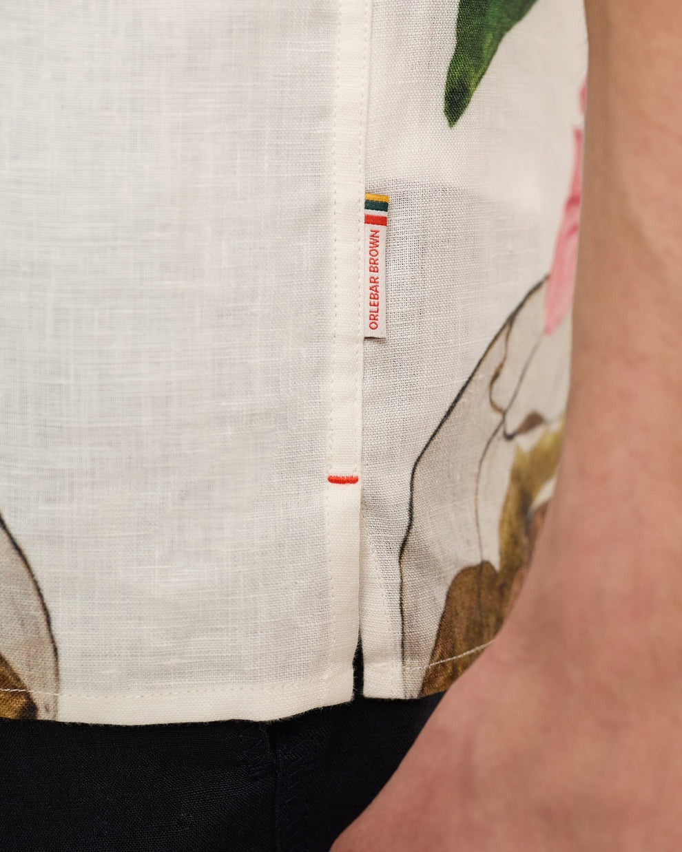 MAITAN PAEONIA LINEN SHIRT - PINK LEMONADE