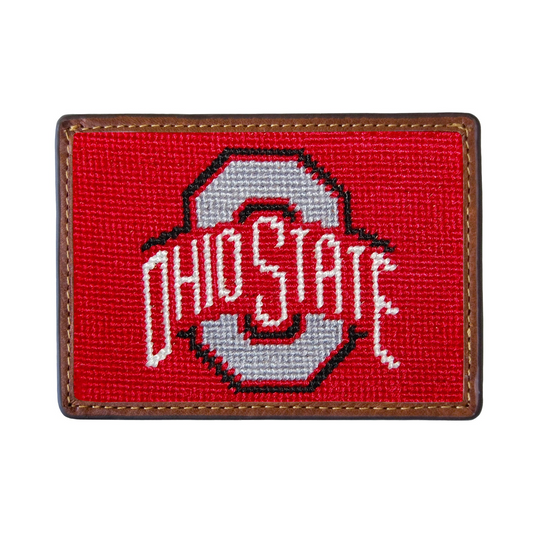 OHIO STATE CREDIT CARD WALLET - RED