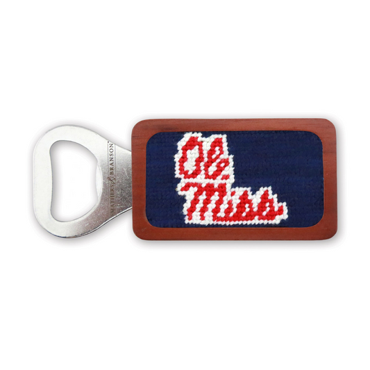 OLE MISS BOTTLE OPENER - DARK NAVY