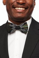 PAPADOPOULOS FEATHER BOW TIE