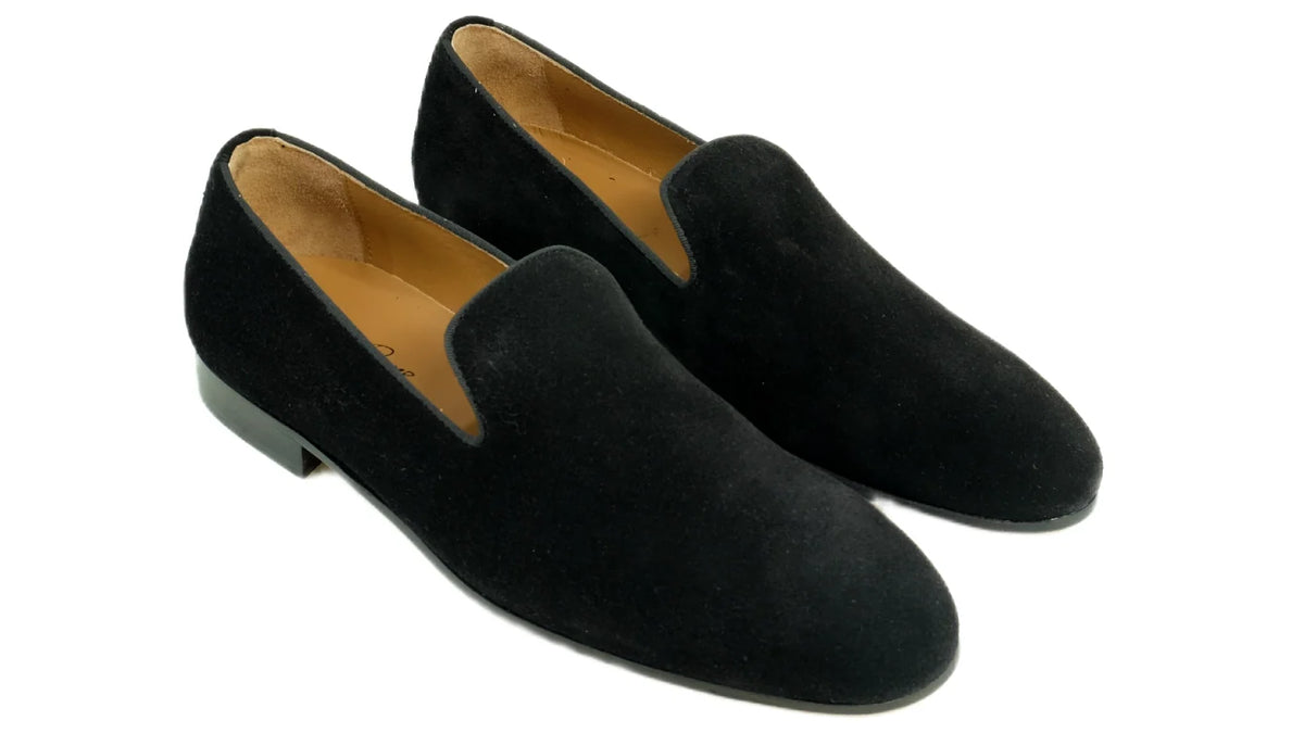 PREGO SUEDE FORMAL LOAFER - BLACK