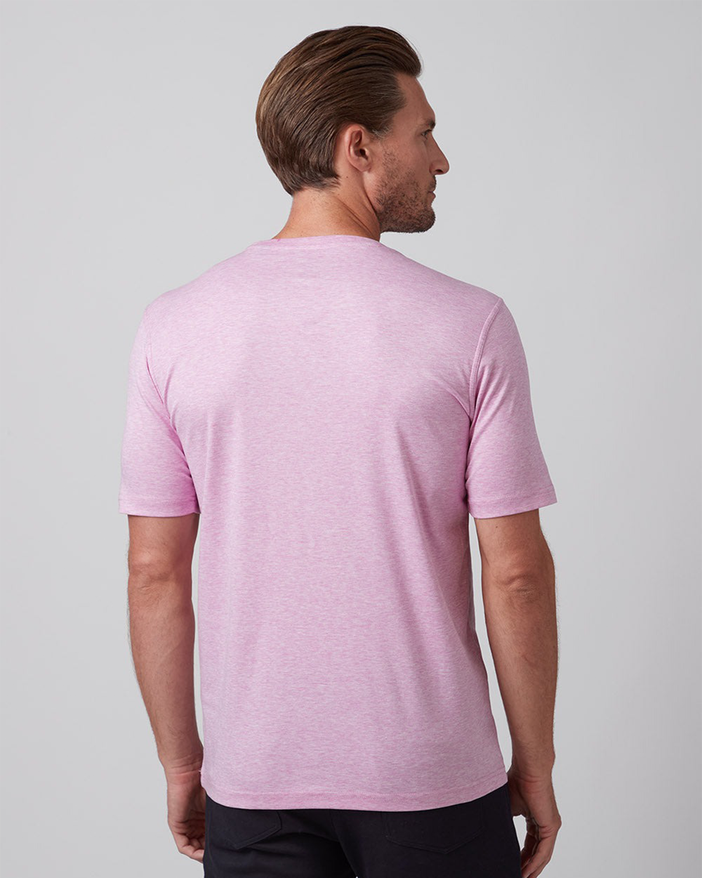 MUST HAVE AQUA CREW NECK T-SHIRT - VIOLET