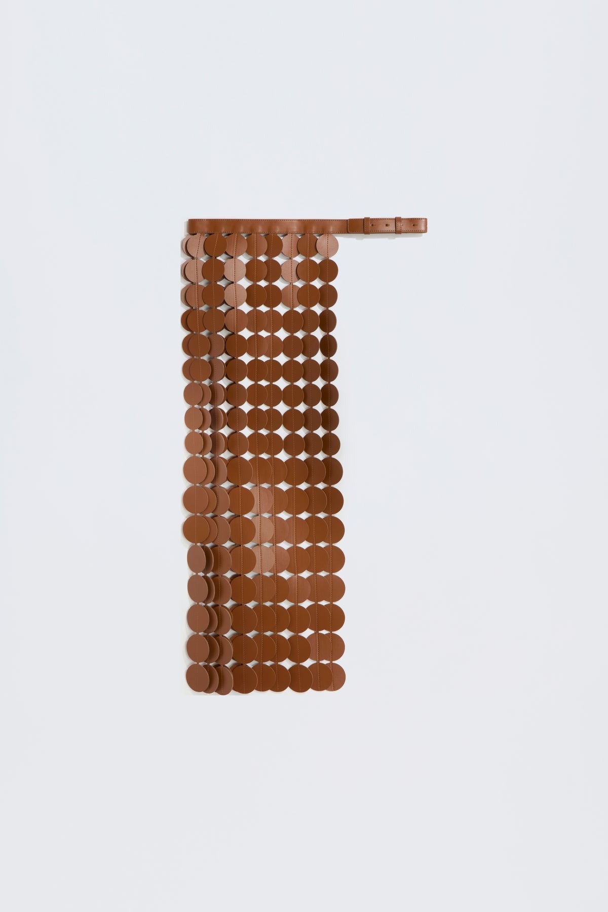 DOT FRINGE BELT - LEATHER