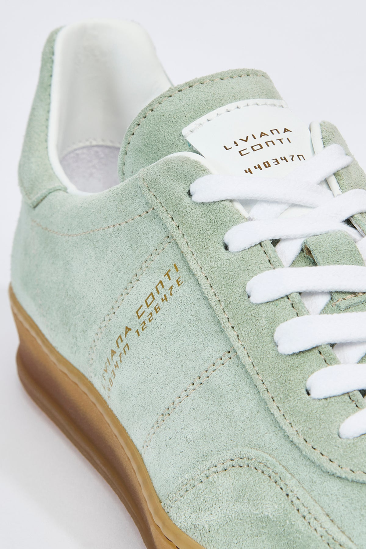 SUEDE CALFSKIN EVERY DAY SNEAKER - GLASS