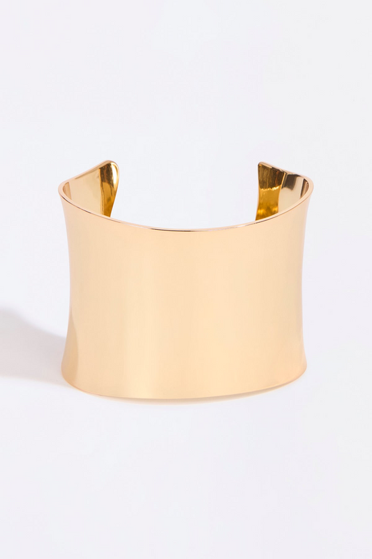 GOLD TONE CUFF BRACELET