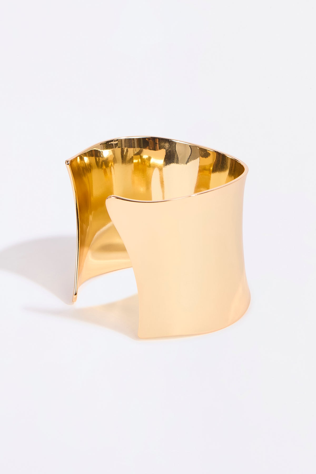 GOLD TONE CUFF BRACELET