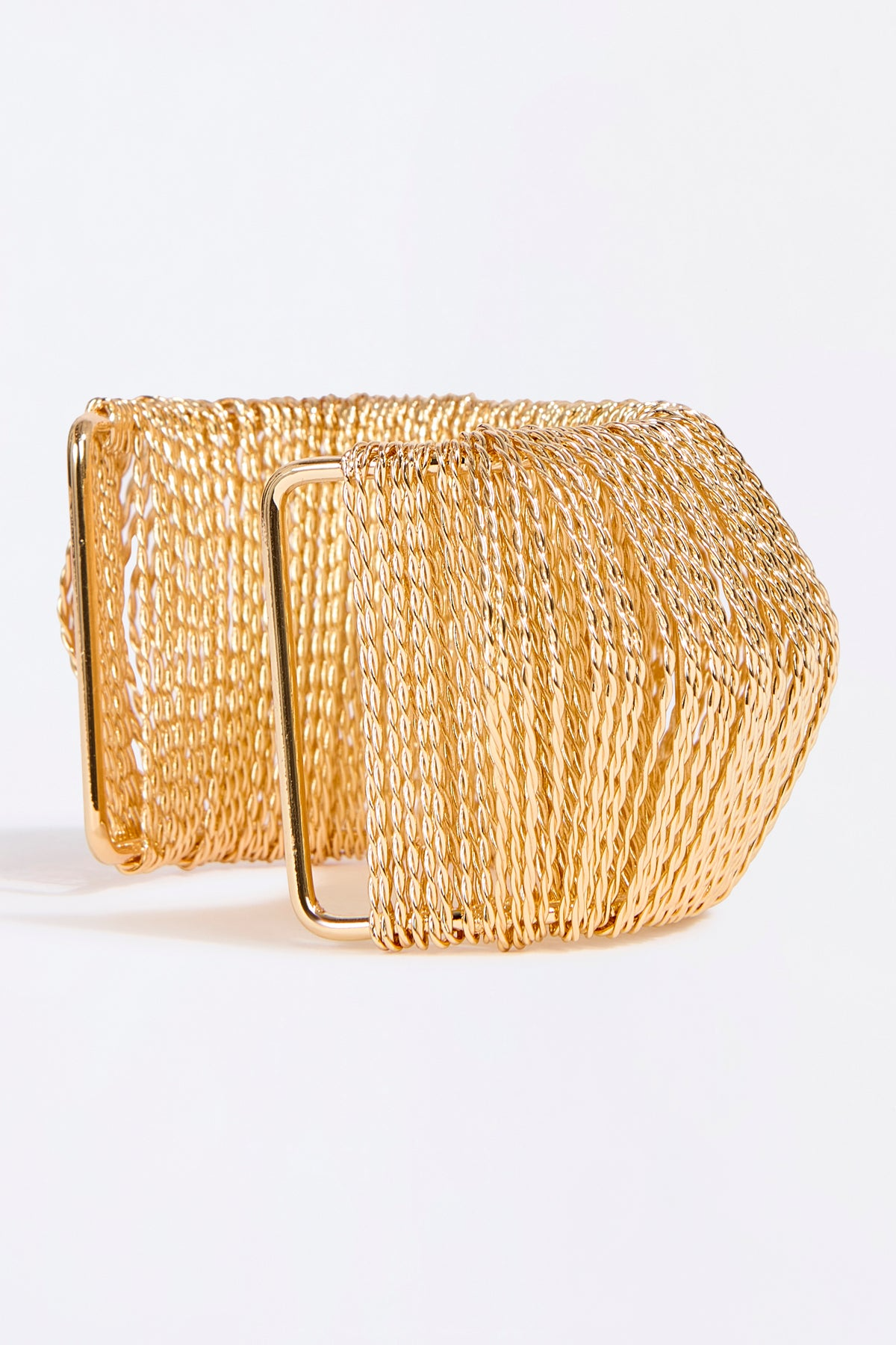 GOLD TONE MULTI STRAND BRACELET