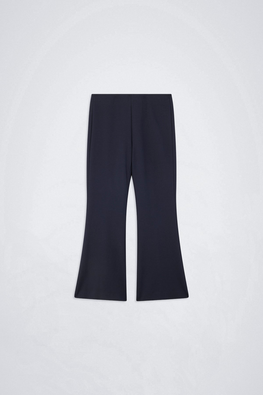 SOLID BOOTCUT KNIT TROUSER - NIGHT