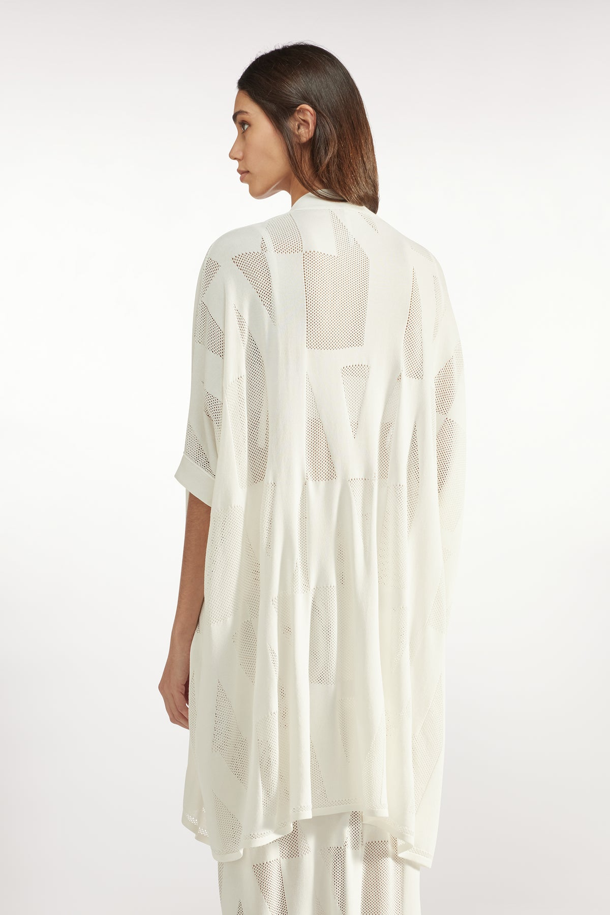 ASTRID COTTON BLEND CARDIGAN - PUMICE