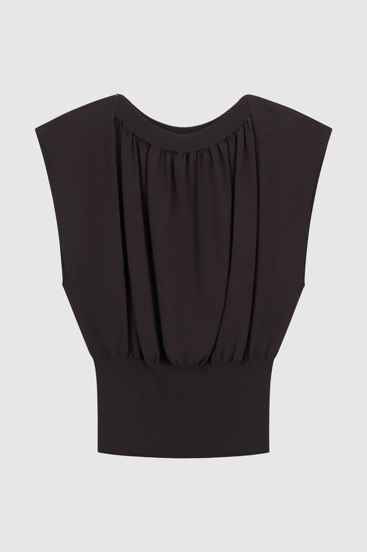 MARISOL KNIT TOP - BLACK