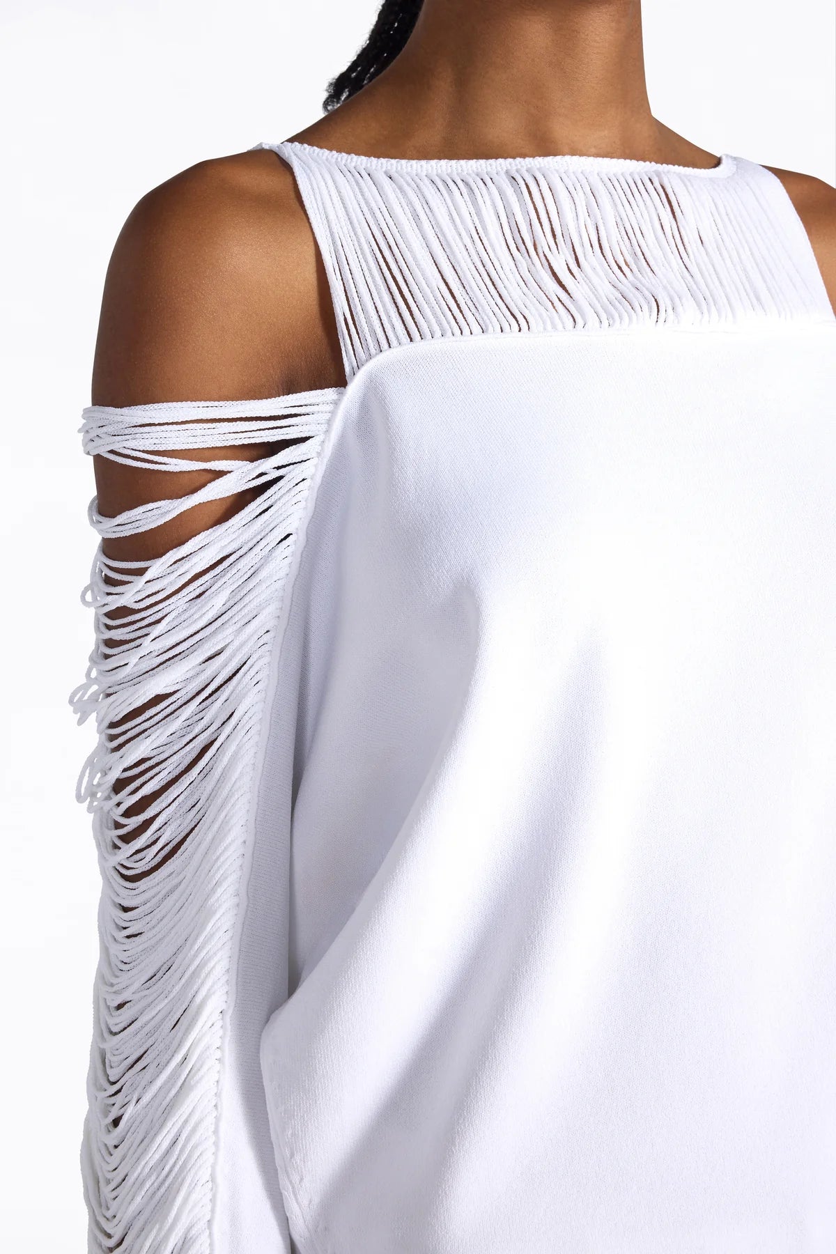 ODETTE KNIT TOP - WHITE