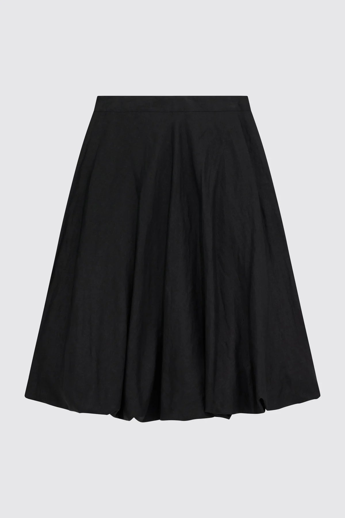 SABINA MIDI BELL SKIRT - BLACK