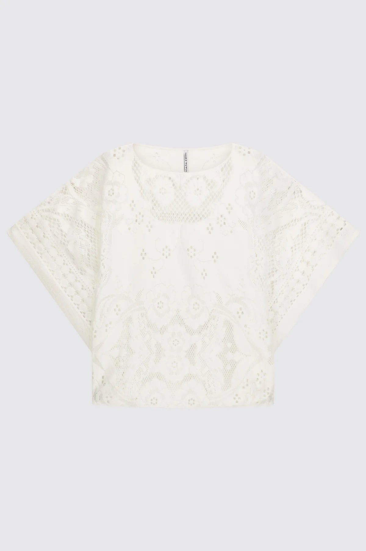 ADELINE COTTON LACE BLOUSE - WHITE