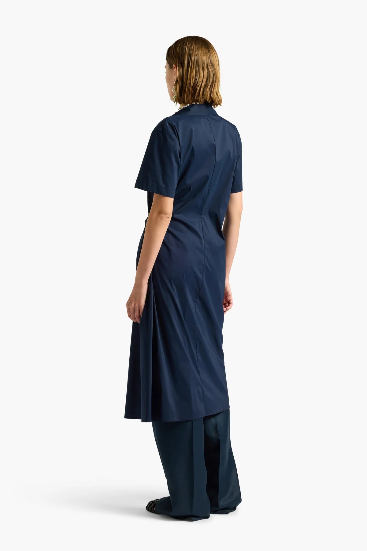 HANNAH MIDI WRAP DRESS - EUCALYPTUS