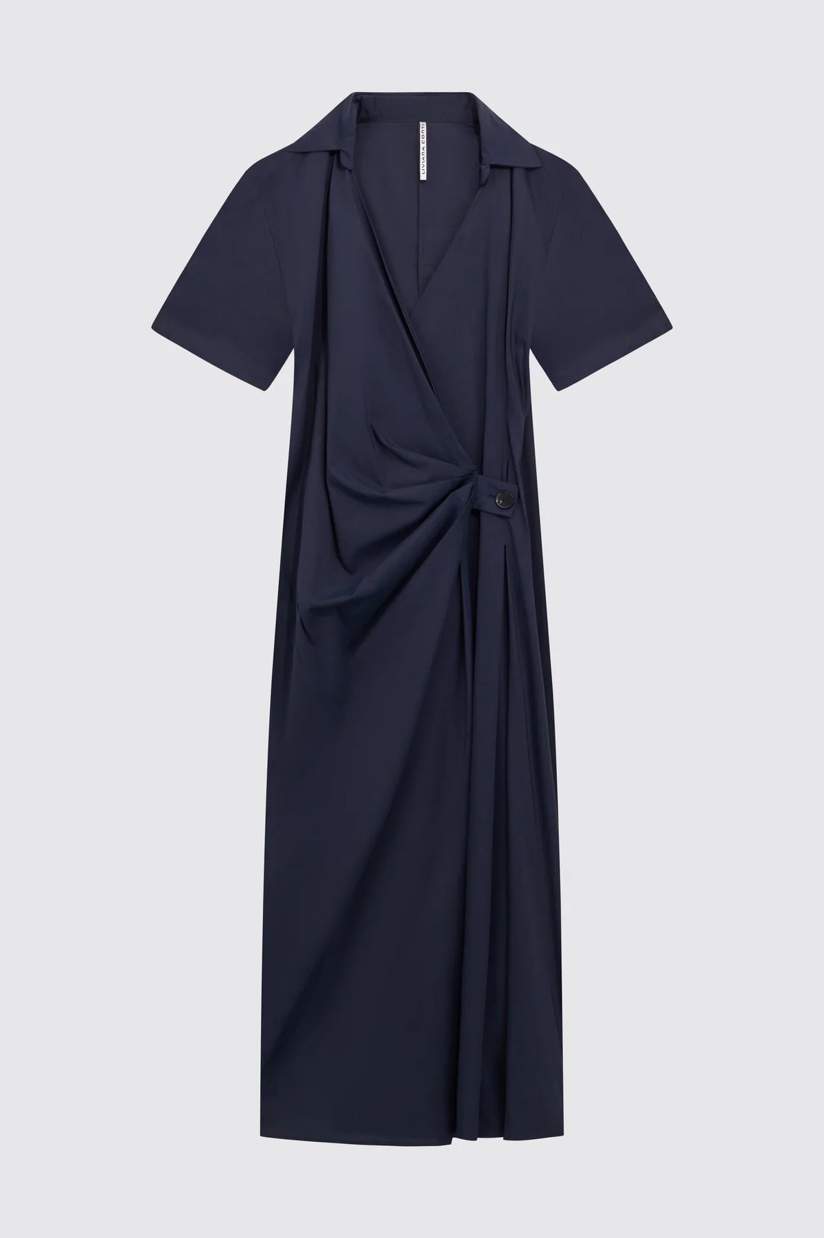 HANNAH MIDI WRAP DRESS - EUCALYPTUS