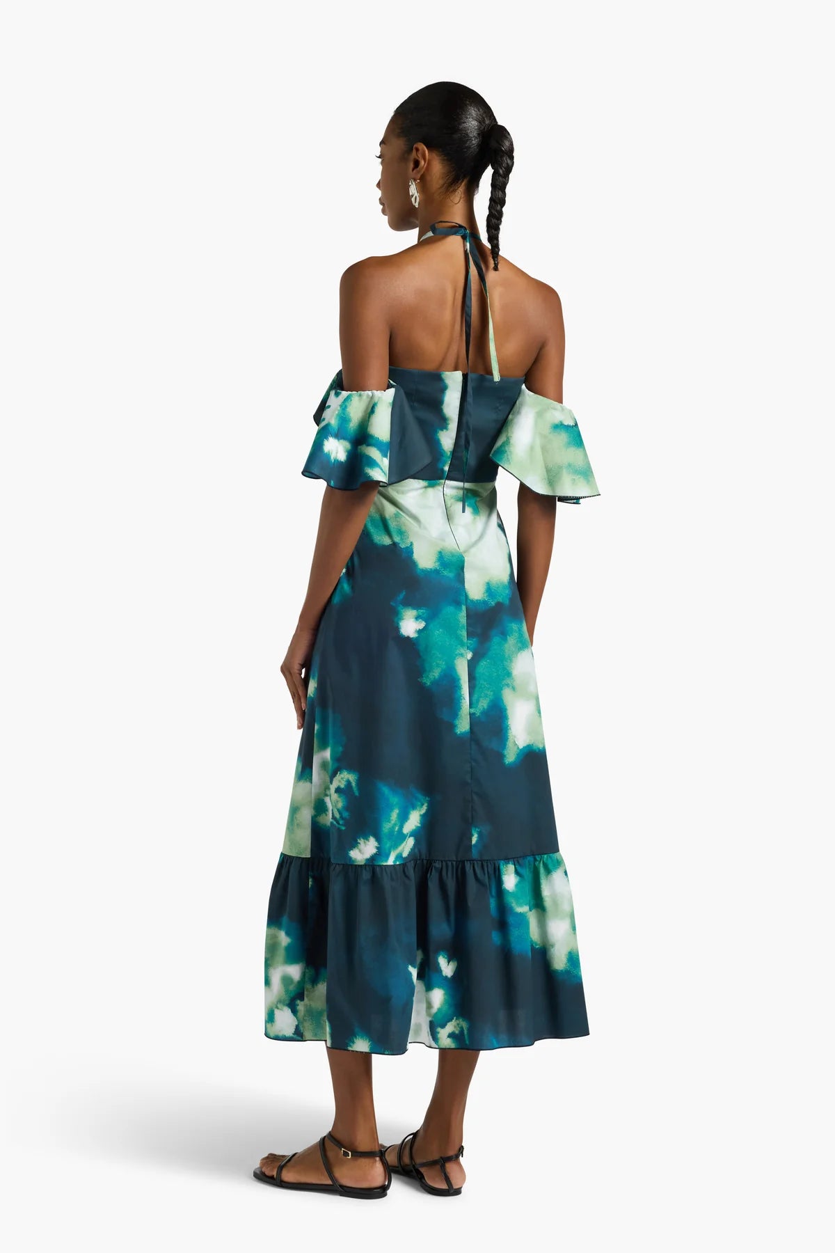 RAISA PRINTED DRESS - NIGHT FLOWER