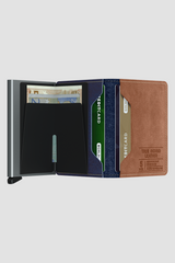 SLIMWALLET - INDIGO 5-TITANIUM