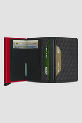 SLIMWALLET - OPTICAL BLACK-RED