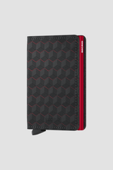SLIMWALLET - OPTICAL BLACK-RED