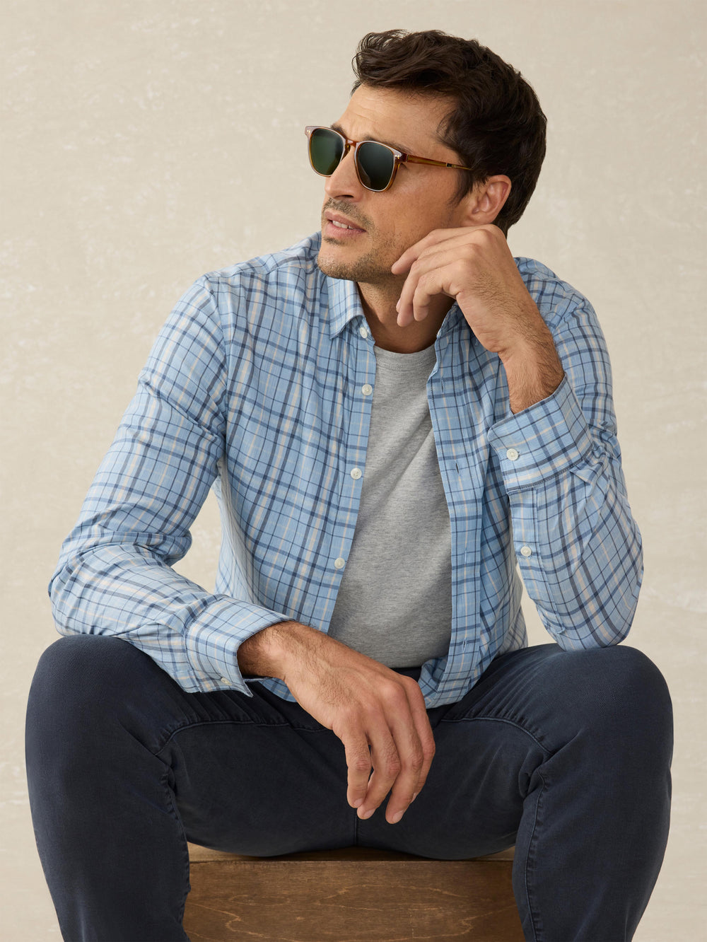 THE MOVEMENT SHIRT - ROCKY LAKE PLAID