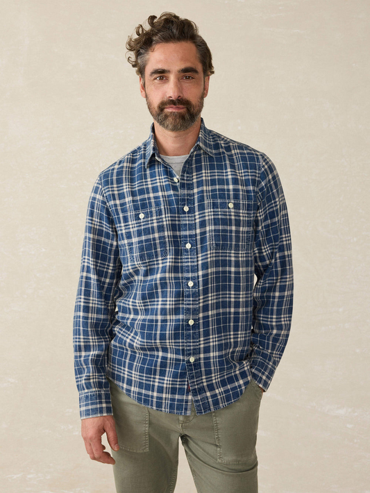 THE TRIED AND TRUE CHAMBRAY WORKSHIRT - BAR HARBOR PLAID