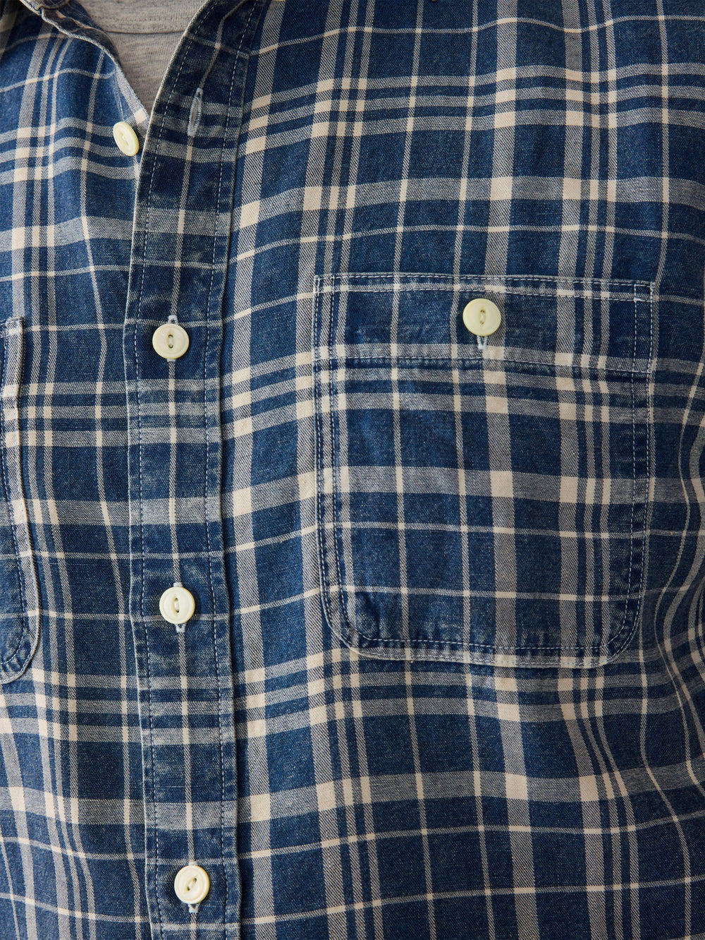 THE TRIED AND TRUE CHAMBRAY WORKSHIRT - BAR HARBOR PLAID