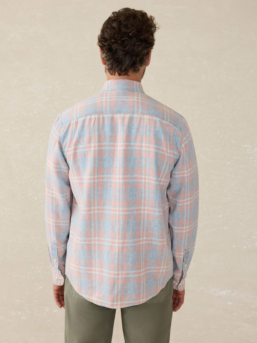 THE TRIED AND TRUE CHAMBRAY WORKSHIRT - CORAL BAY PLAID
