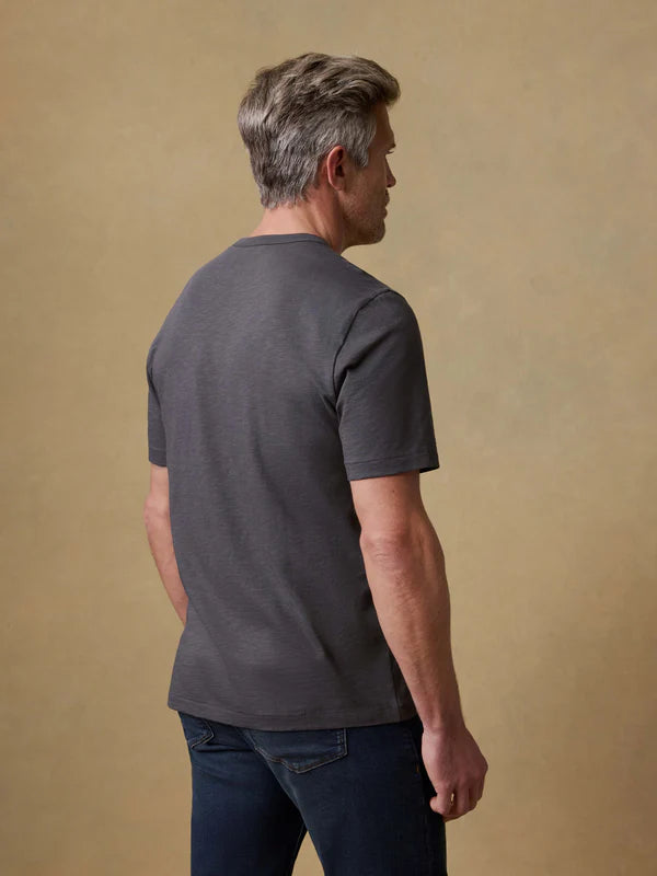 SUNWASHED POCKET TEE - GRAPHITE