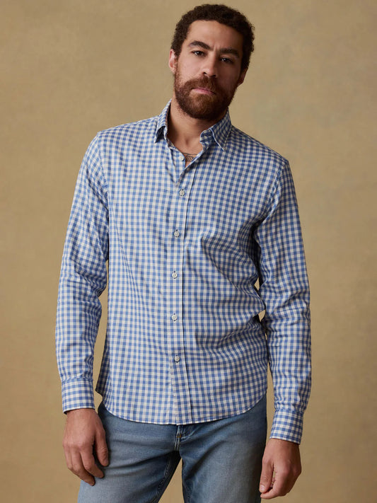 THE MOVEMENT SHIRT - BLUE BIRCH GINGHAM