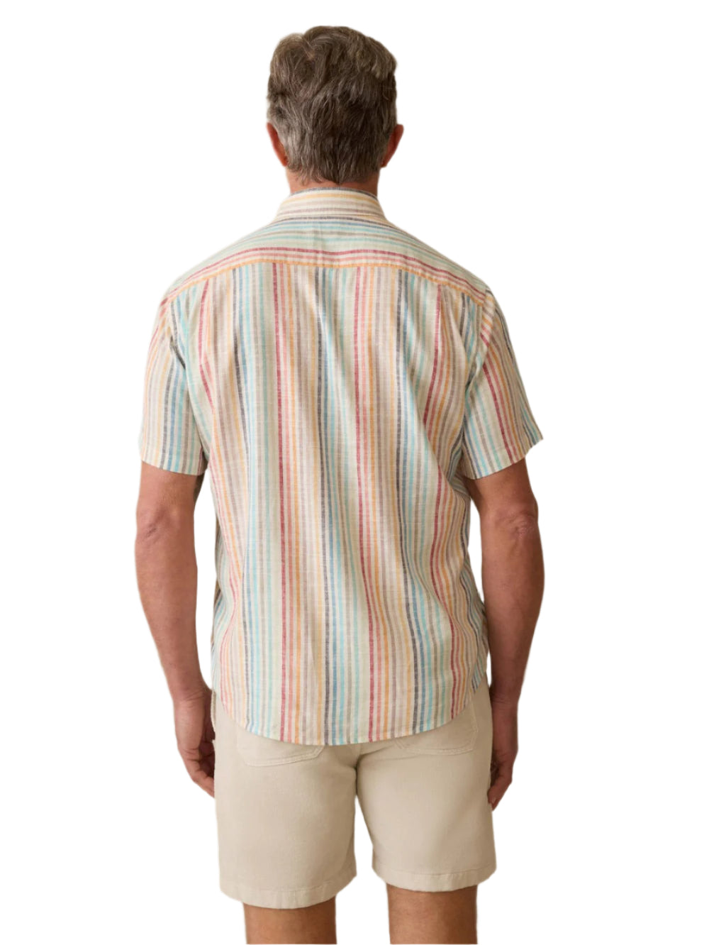 BREEZE SHORT SLEEVE SHIRT - BAY REEF STRIPE