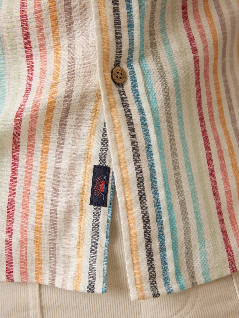 BREEZE SHORT SLEEVE SHIRT - BAY REEF STRIPE