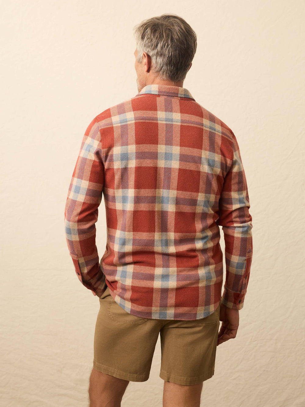 LEGEND SWEATER SHIRT - COPPER FALLS PLAID