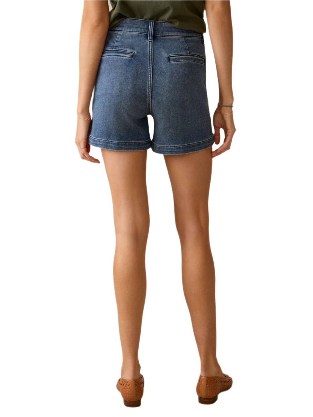 STRETCH TERRY PATCH POCKET SHORT - RIVERTON