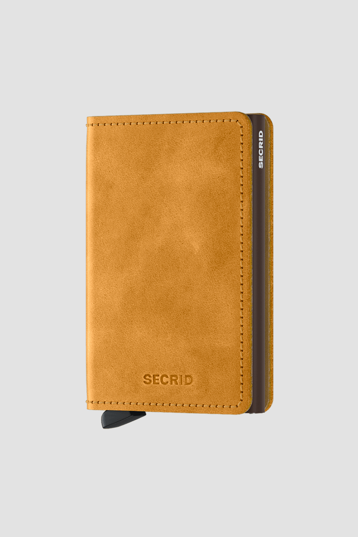 SLIMWALLET - VINTAGE OCHRE