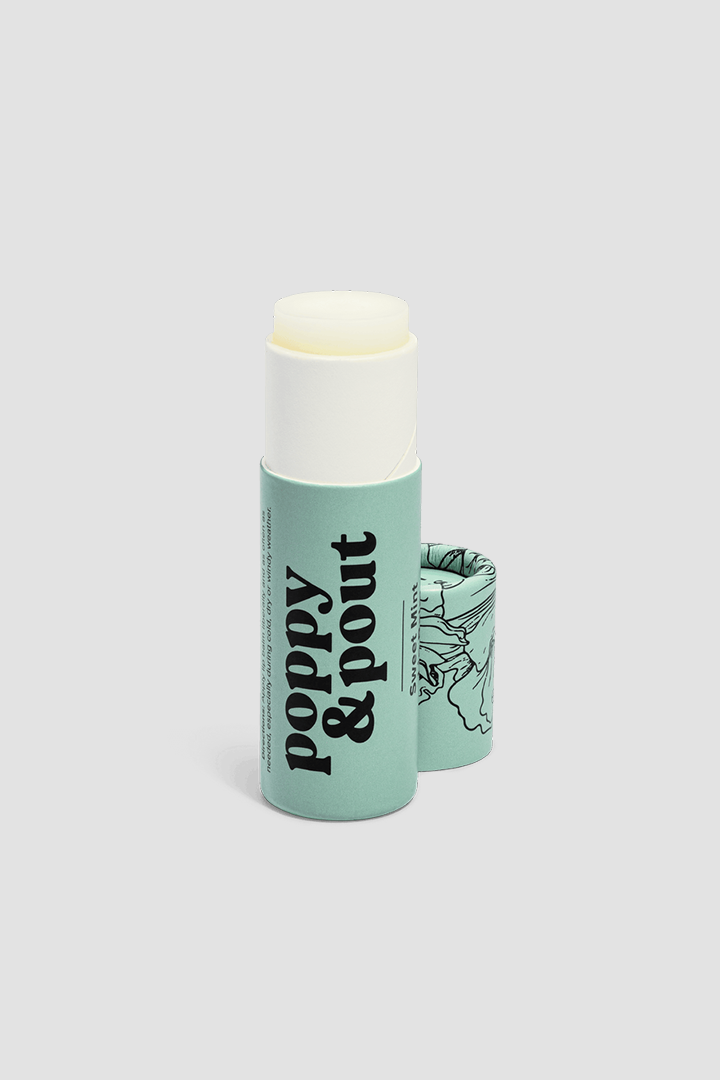 POPPY & POUT LIP BALM - SWEET MINT