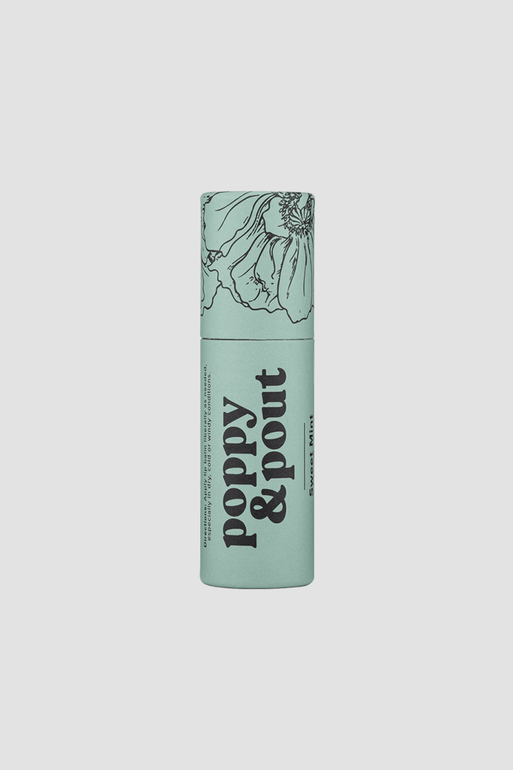 POPPY & POUT LIP BALM - SWEET MINT
