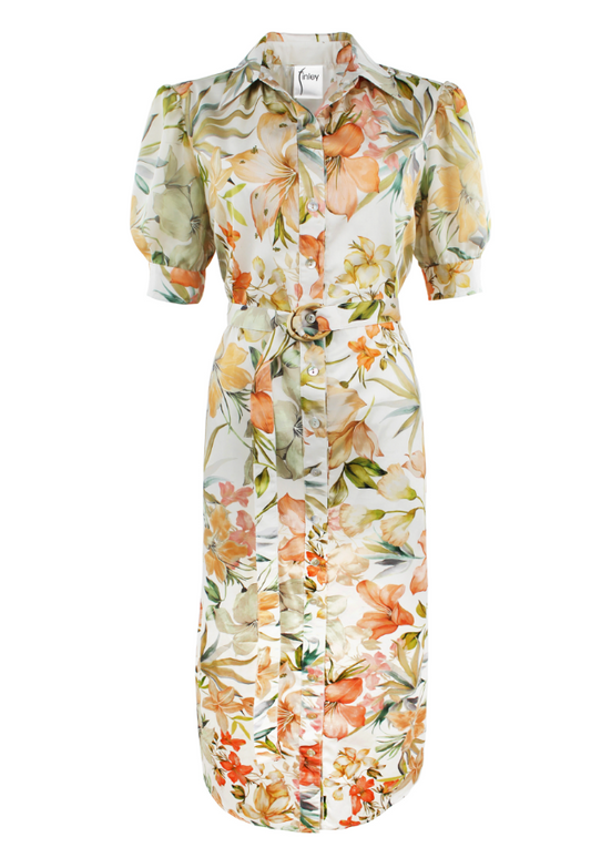 MEREDITH LONG BOTANICAL DRESS