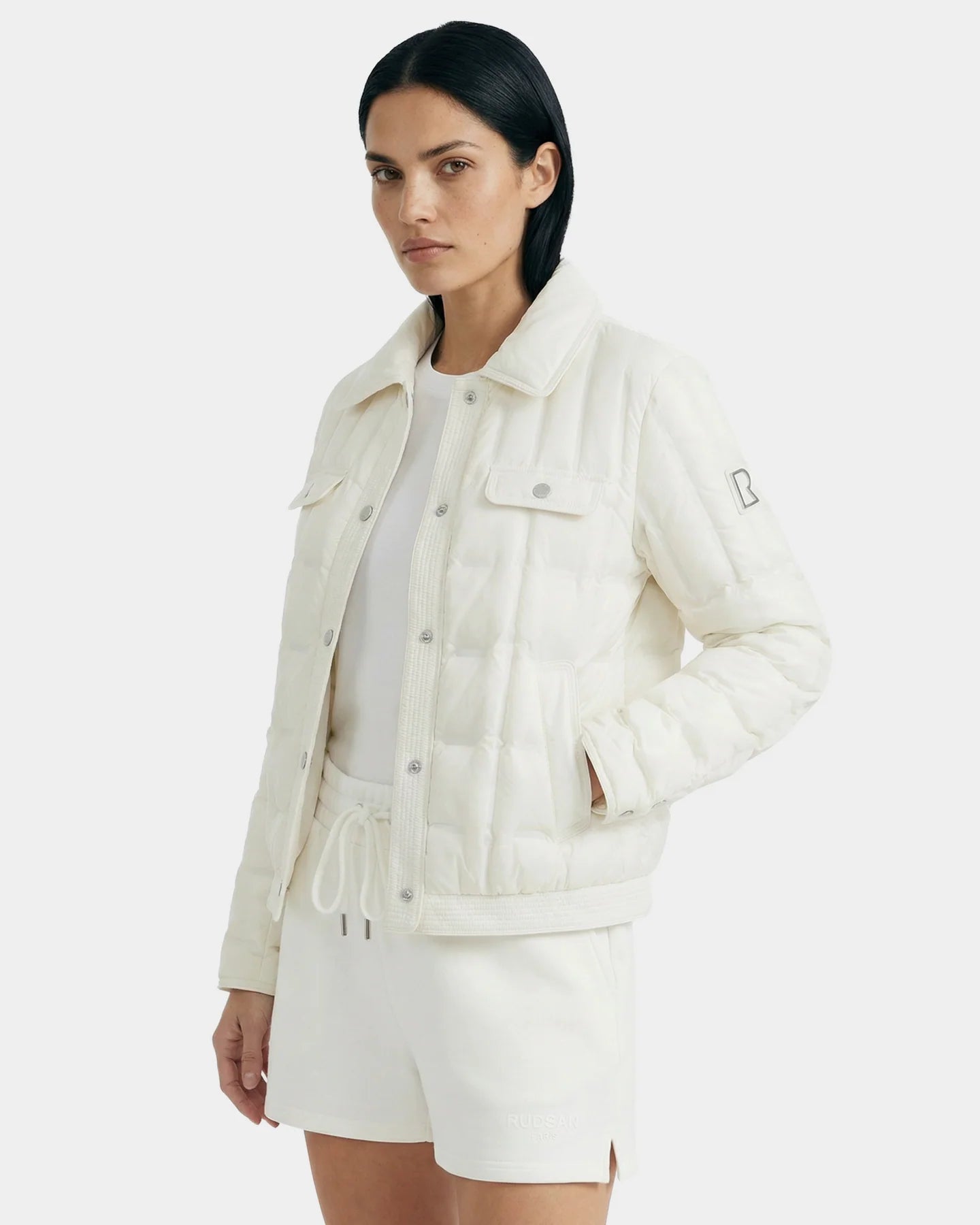 SEOUL CHECKER QUILTED JACKET - ICELAND