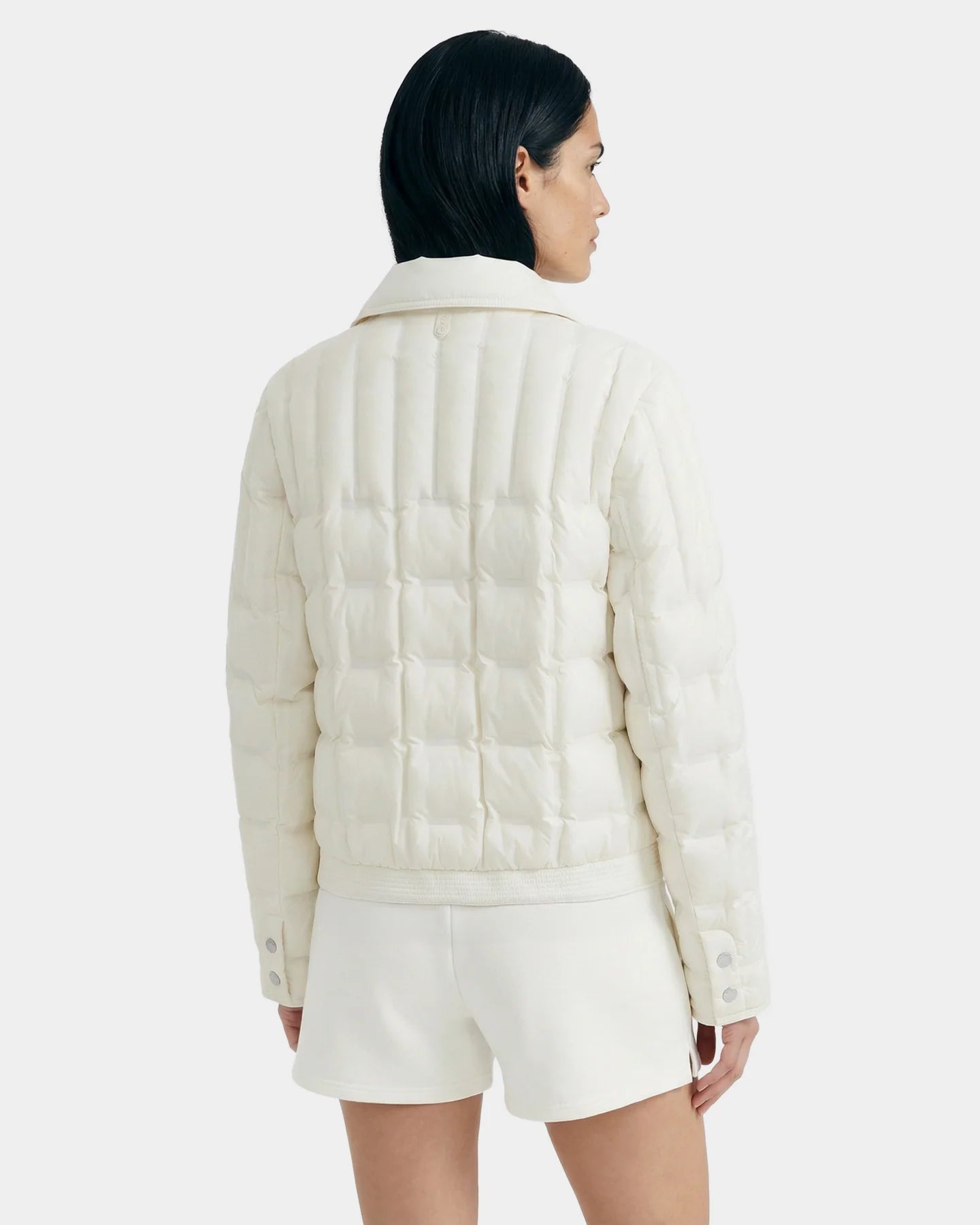 SEOUL CHECKER QUILTED JACKET - ICELAND