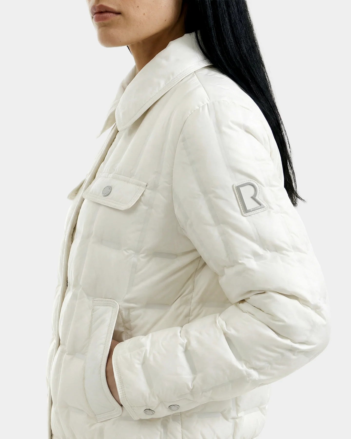 SEOUL CHECKER QUILTED JACKET - ICELAND
