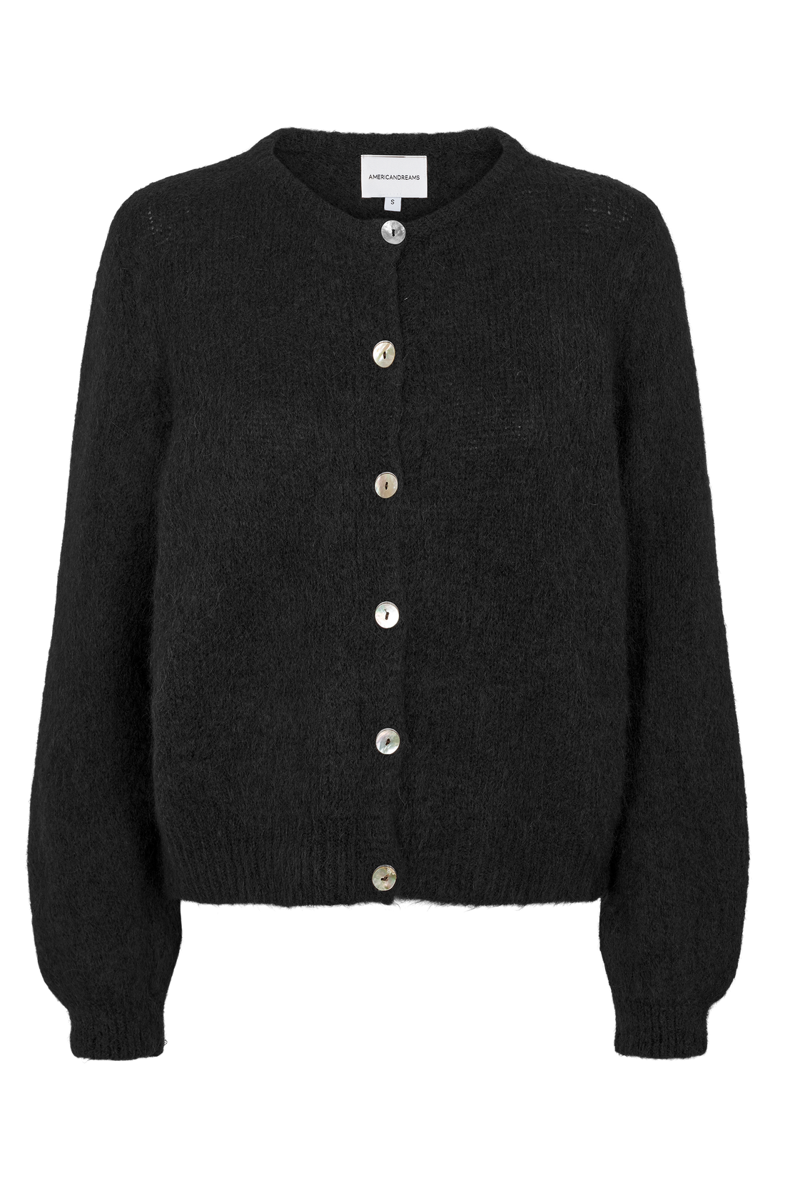 SUSAN ALPACA CARDIGAN - BLACK